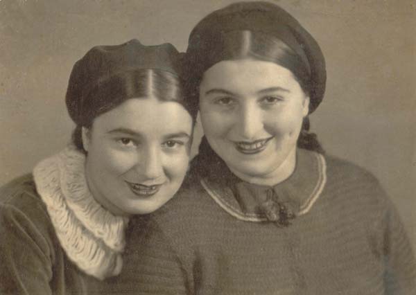 Цымринг Хана и Геня - сестры Люси, Житомир 1939 год, погибли в 1941 году
