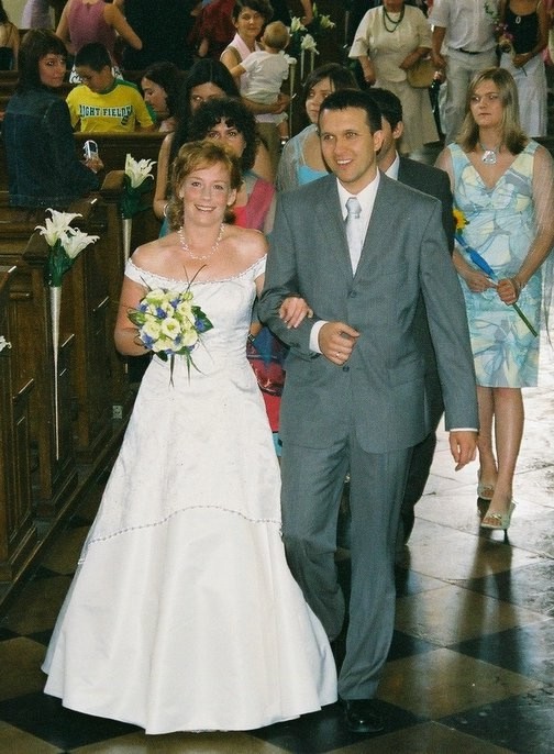 Z żoną Beatą, 2004 rok