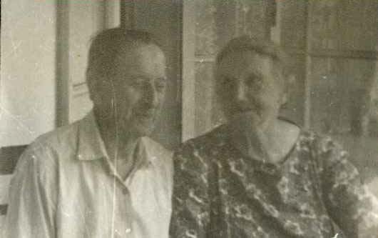 Z mężem Szymonem 1966 rok. Złote gody.